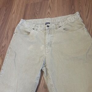 Patagonia Corduroy Pants Men's 36x30 Khaki Tan Organic Cotton‎ Preppy Business